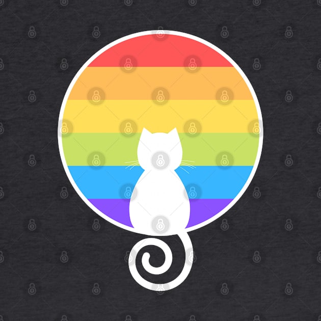 Proud Cat LGBTQ by Mey Designs